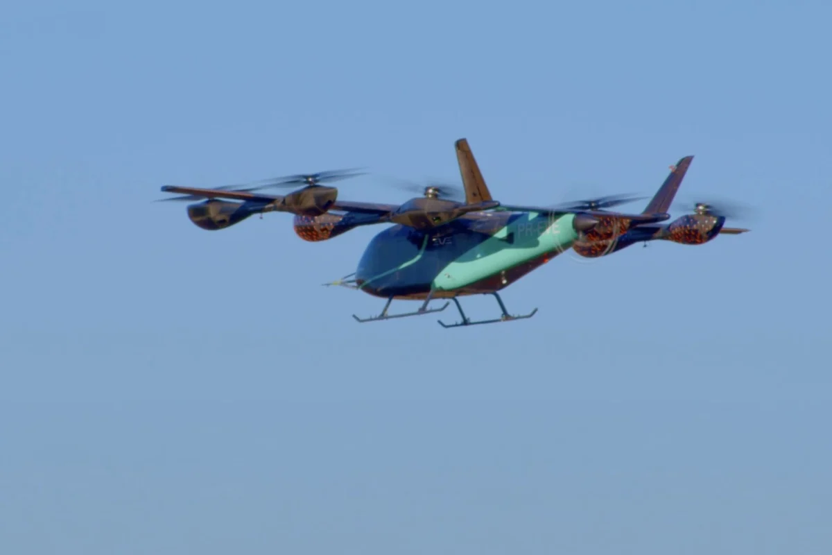 Eve Air Mobility transition flight