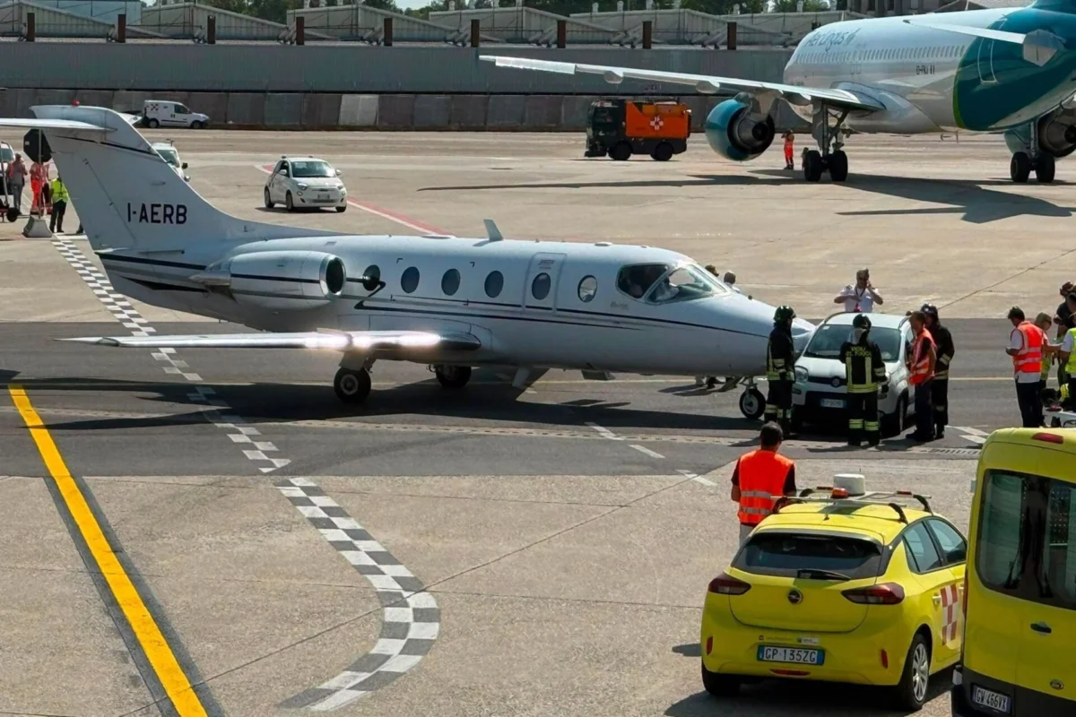 Hawker Beechcraft 400A crash Milan