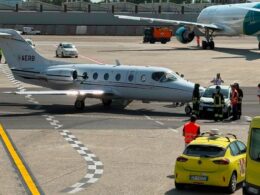 Hawker Beechcraft 400A crash Milan