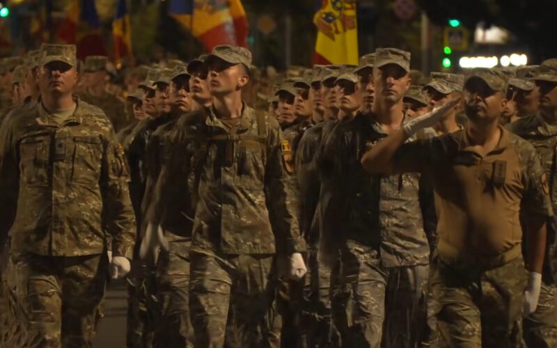 Moldovan soldiers rehearse ahead of the countrys Independence Day parade in Chișinău in August 2026 Moldovan soldiers rehearse ahead of the countrys Independence Day parade in Chișinău in August 2026