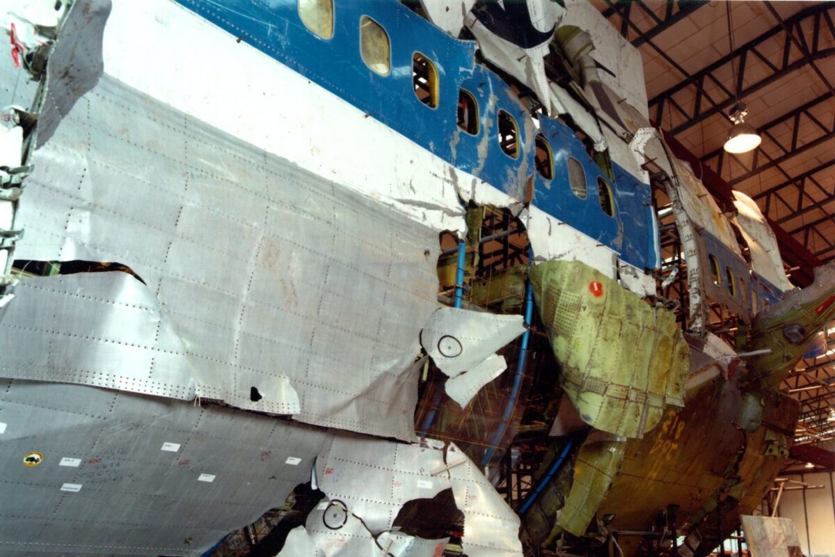 Pan Am 103 Fuselage Reconstruction Pan Am 103 Fuselage Reconstruction