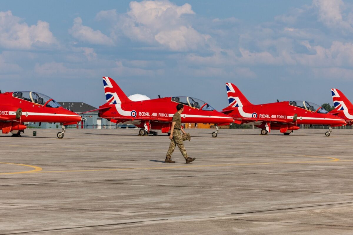RAF Red Arrows Goose Bay RAF Red Arrows Goose Bay