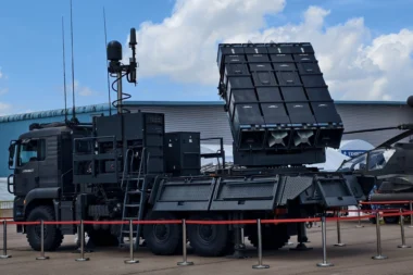 SPYDER air defense launcher