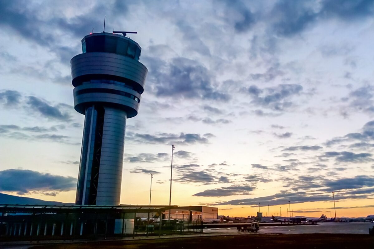Sofia Airport traffic control tower Sofia Airport traffic control tower