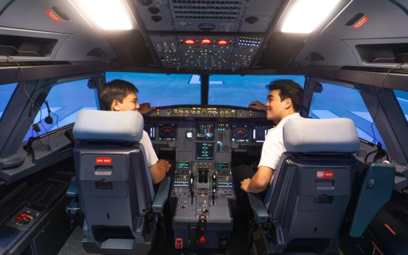 Sun PhuQuoc Airways first group of pilot cadets begins Airbus A320 type rating training at BAA Training Vietnams simulator center in Ho Chi Minh City