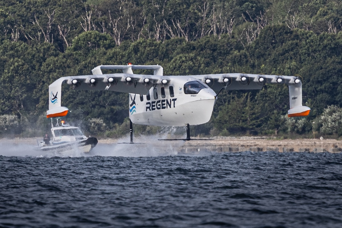 REGENT completes first human-crewed seaglider flight