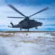 A 582nd Helicopter Group MH 139A Grey Wolf takes off near Pine Bluffs Wyoming