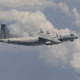 A Chinese Y 9 intelligence gathering aircraft photographed by the Japan Air Self Defense Force
