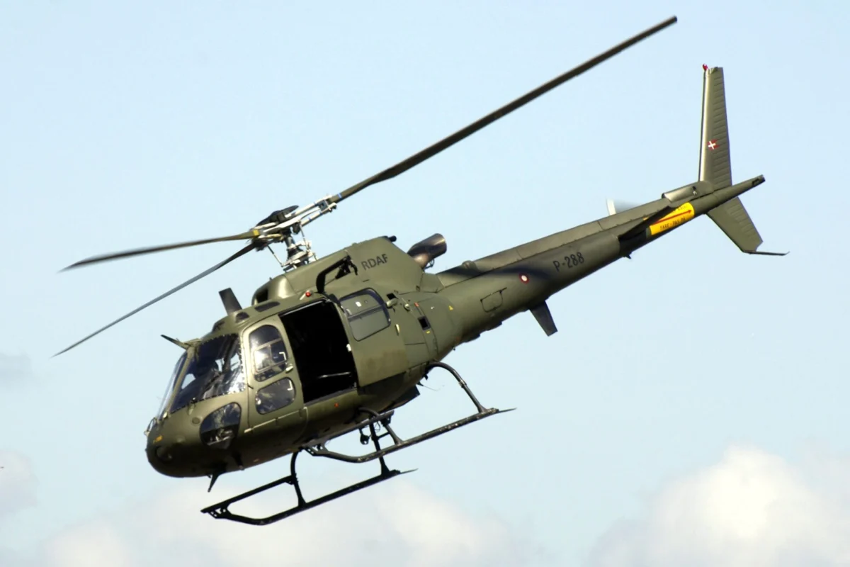 A Royal Danish Air Force Aérospatiale AS550C2 Fennec helicopter A Royal Danish Air Force Aérospatiale AS550C2 Fennec helicopter
