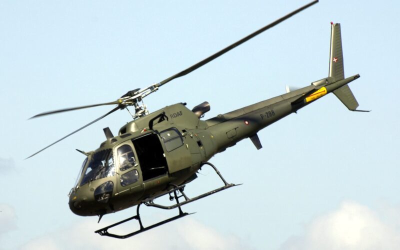A Royal Danish Air Force Aérospatiale AS550C2 Fennec helicopter A Royal Danish Air Force Aérospatiale AS550C2 Fennec helicopter