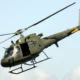 A Royal Danish Air Force Aérospatiale AS550C2 Fennec helicopter