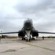 A US Air Force B 1B Lancer bomber at RAF Fairford United Kingdom