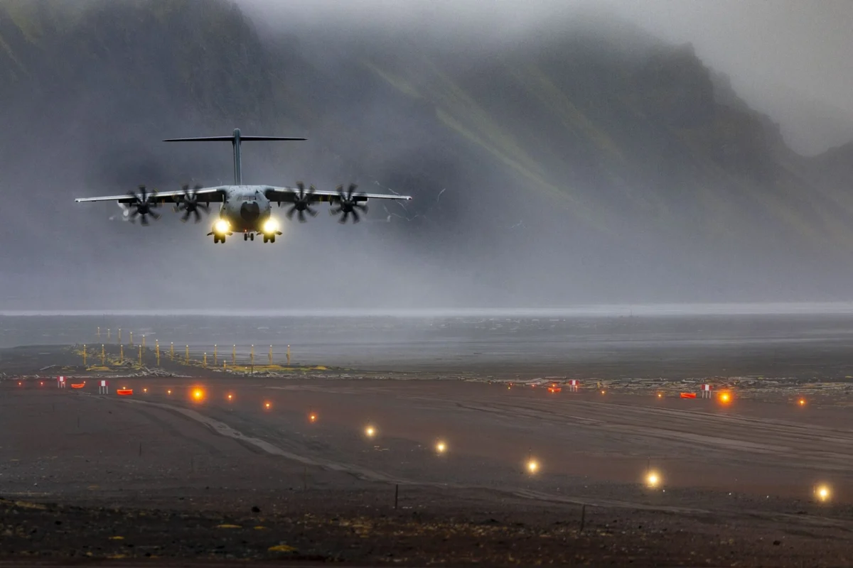 Op Atlantic City 2026 A400 of the RAF Air Mobility Force l