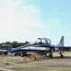AIDC T 5 Brave Eagle advanced jet trainers 1165 and 1166 during the final delivery flight