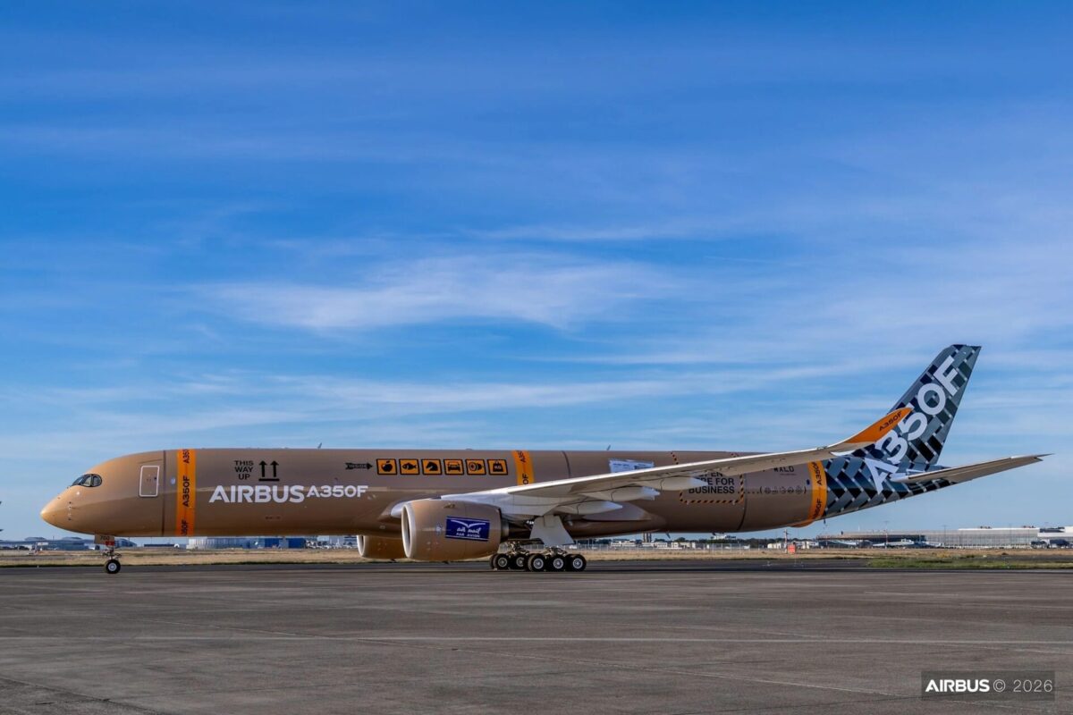 Airbus A350F maiden flight