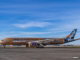 Airbus A350F maiden flight