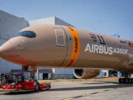 Airbus A350F test flight