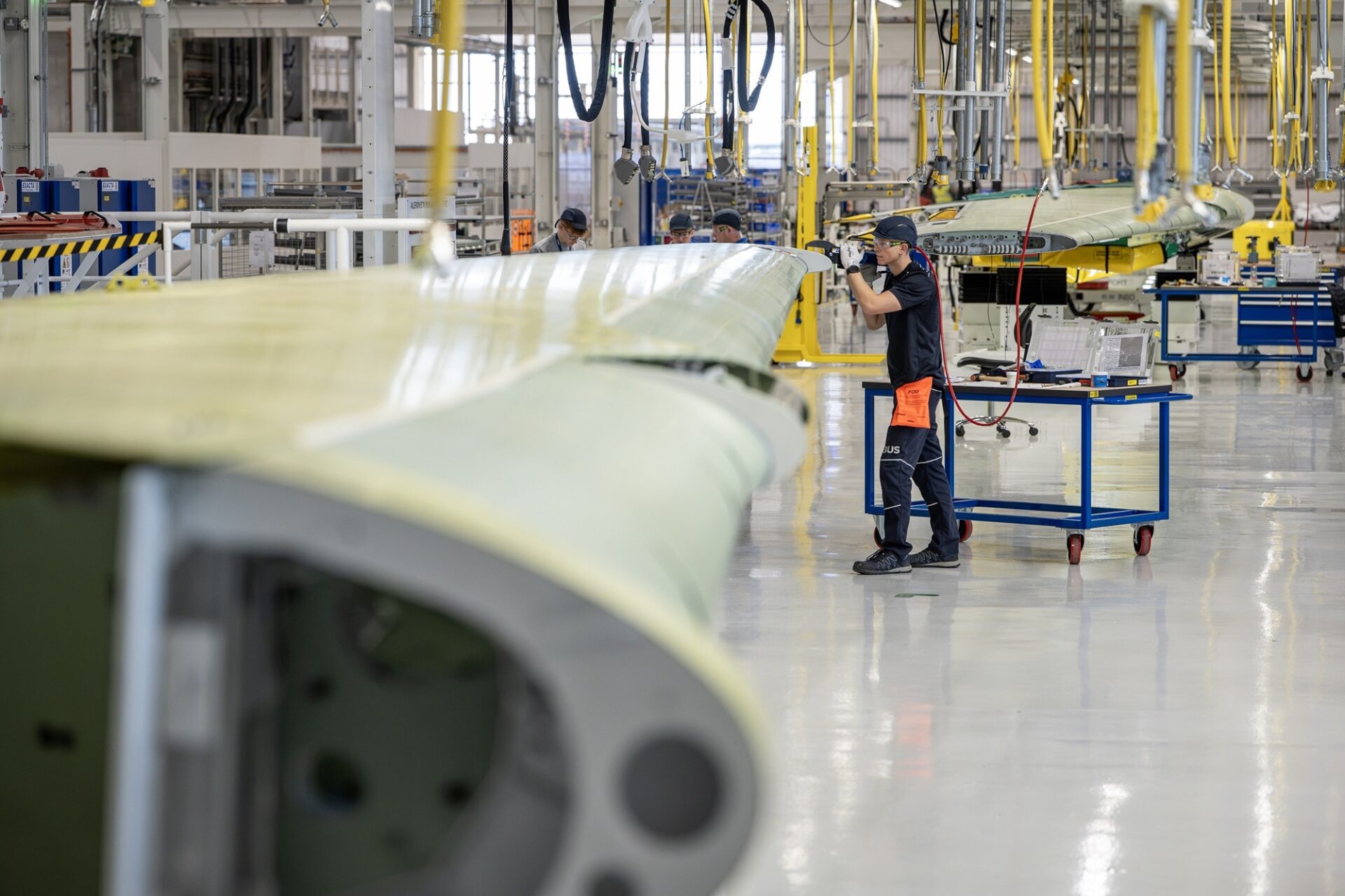Airbus wandelt ehemalige A380-Flügelproduktionsstätte in A321-Linie um.