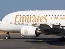 Emirates Airbus A380 A6 EEV