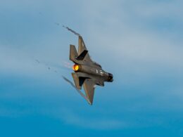 F 35 Lightning II with the Pratt and Whitney F135 turbofan