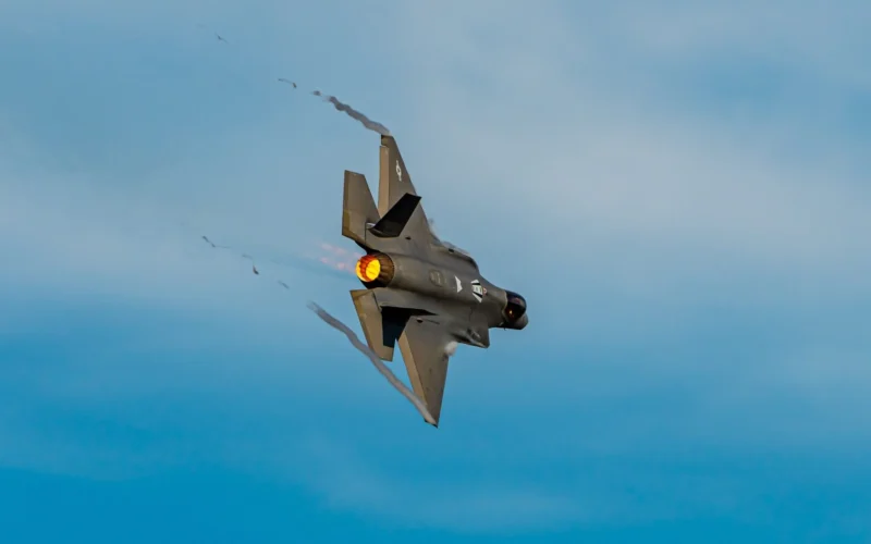 F 35 Lightning II with the Pratt and Whitney F135 turbofan