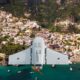 Illustration of a Gerbera type drone approaching the Italian coast