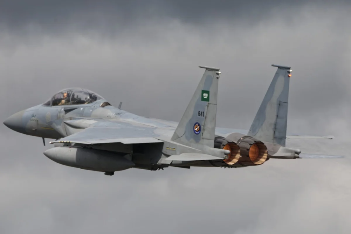 Royal Saudi Air Force Boeing F 15SA Eagle fighter jet Royal Saudi Air Force Boeing F 15SA Eagle fighter jet