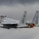 Royal Saudi Air Force Boeing F 15SA Eagle fighter jet