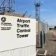 The FAA managed air traffic control tower at San Jose International Airport California