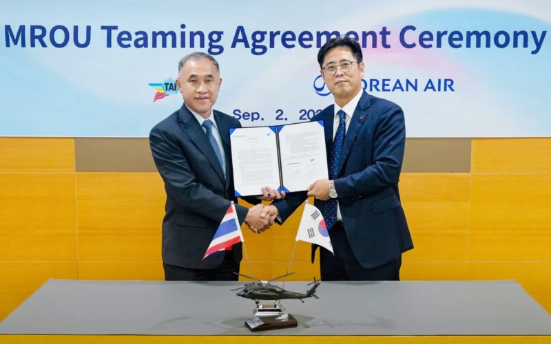 Korean Air, TAI partner on Thai military aircraft MRO