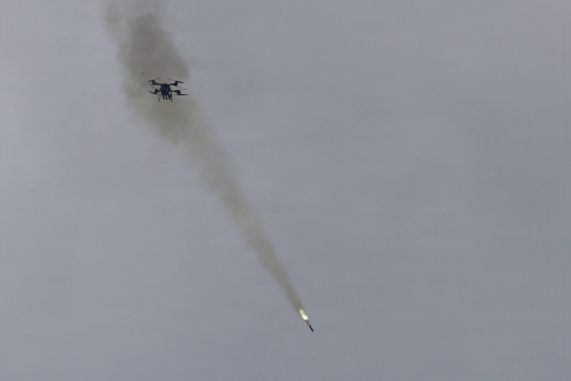BAE cargo drone downs multiple drones with APKWS rockets
