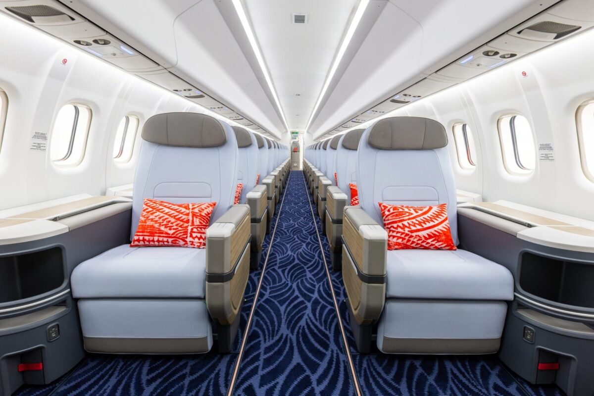 Air Haiti ATR 72 600 HighLine All Business Class Cabin seats Air Haiti ATR 72 600 HighLine All Business Class Cabin seats