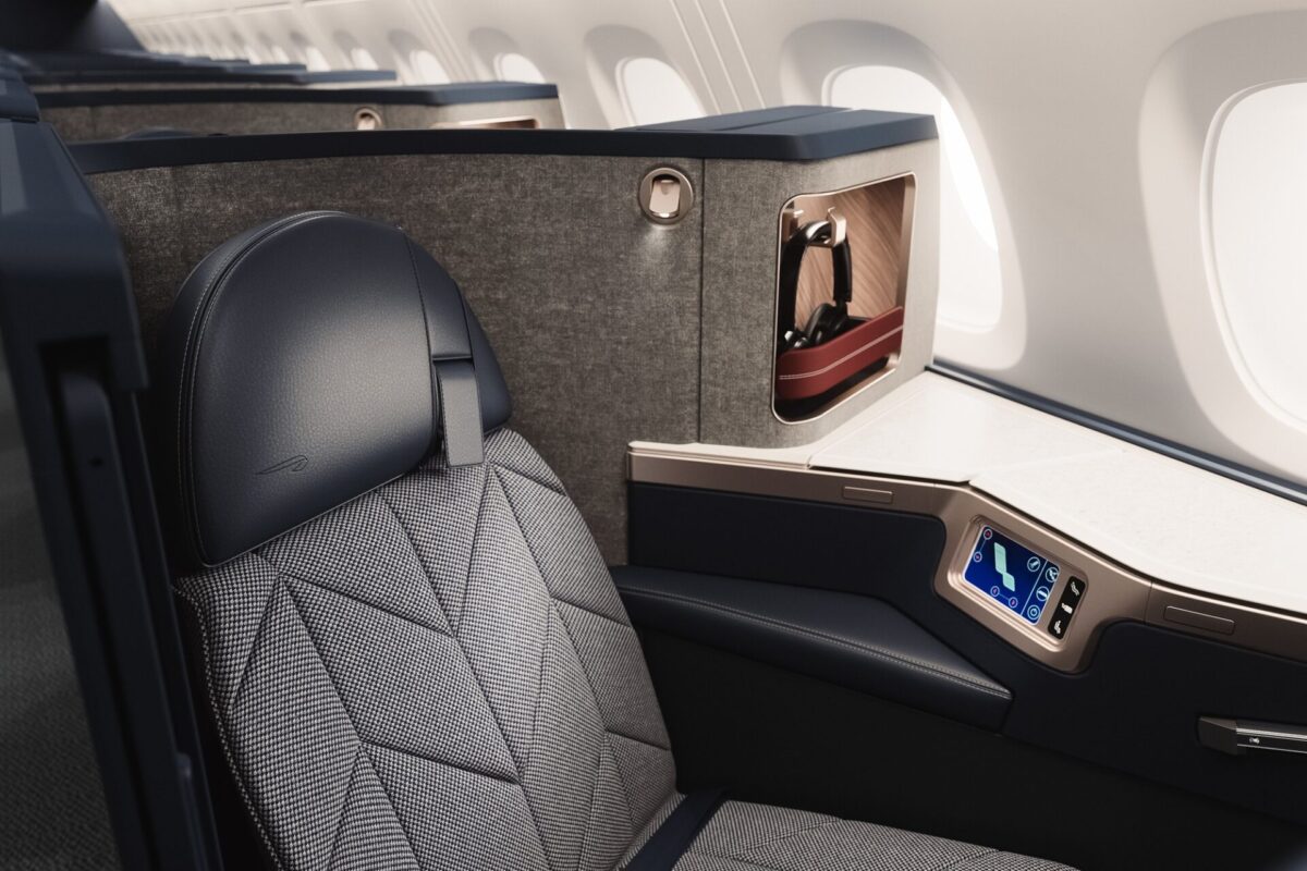 British Airways Airbus A380 business seat British Airways Airbus A380 business seat