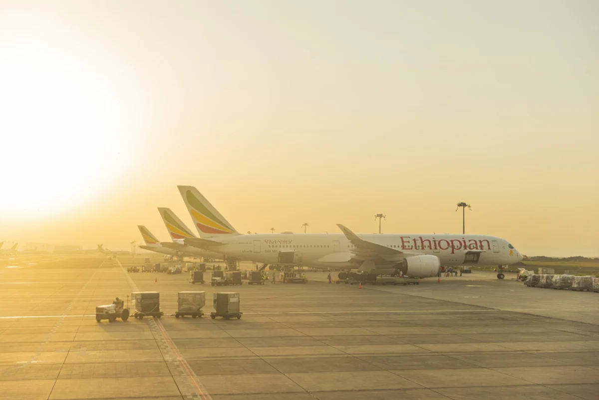 Ethiopian Airlines Aircraft at Addis Ababa Bole International Airport