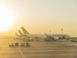 Ethiopian Airlines Aircraft at Addis Ababa Bole International Airport