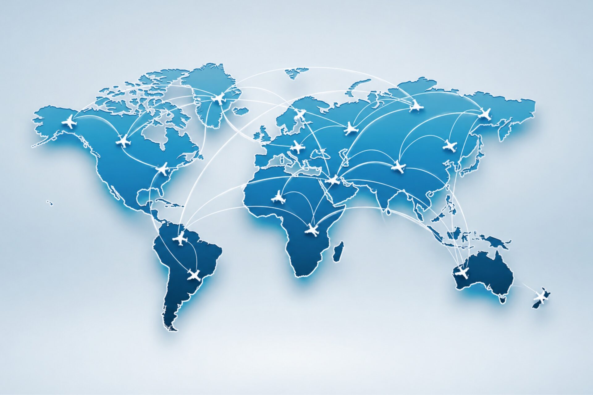 Global Airplane route