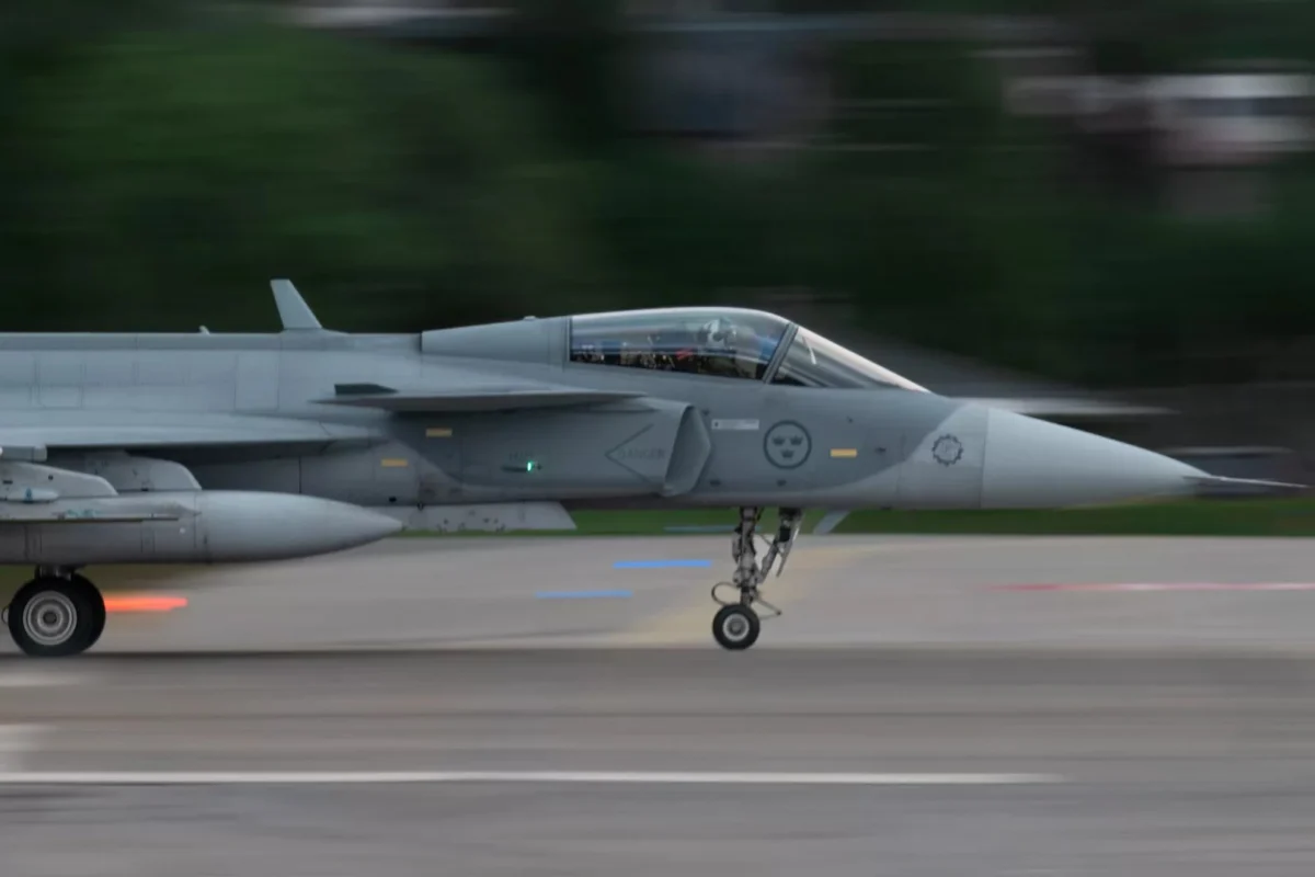 Swedish Air Force JAS 39C Gripen during Exercise Ramstein Flag 26 Swedish Air Force JAS 39C Gripen during Exercise Ramstein Flag 26