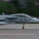 Swedish Air Force JAS 39C Gripen during Exercise Ramstein Flag 26