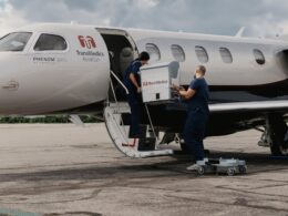 TransMedics Gogo Galileo HDX Embraer Phenom 300E