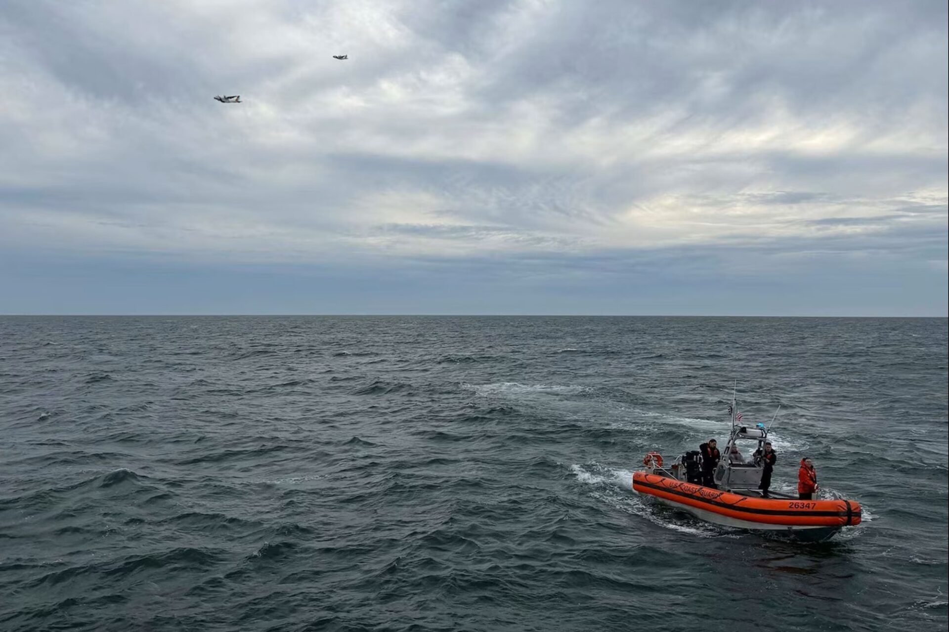 US Coast Guard locates debris in search for G100 and missing six