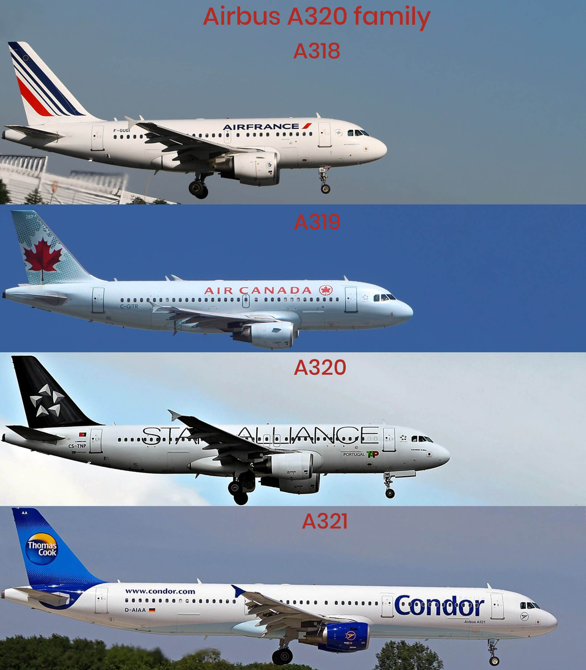 Airbus A320 spotting guide