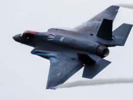 A Lockheed Martin F-35 fighter in Czech Republic