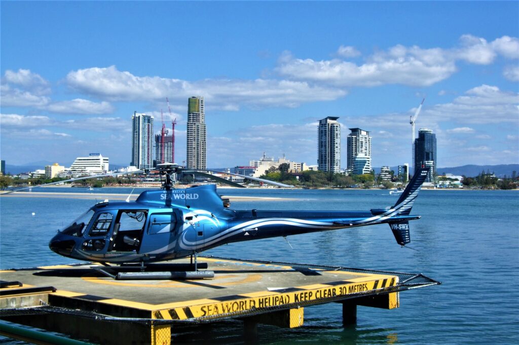 A Sea World Helicopter