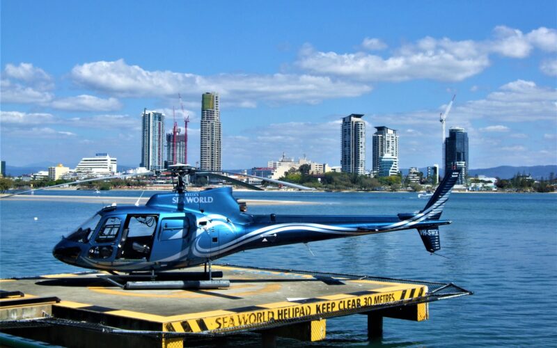 A Sea World Helicopter