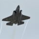 A U.S. Air Force F-35A fighter jet takes off
