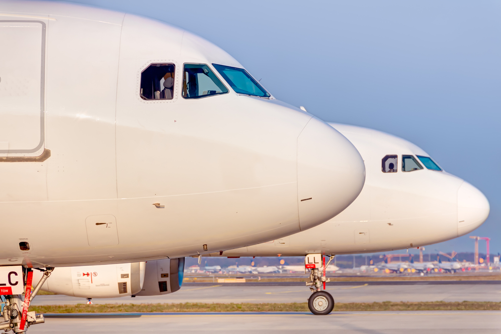 Detail,View,Of,An,Airplane,Nose