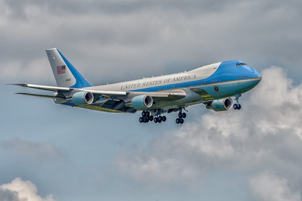 The USAF is requesting more funds to upgrade the current Air Force One before the VC 25Bs arrive