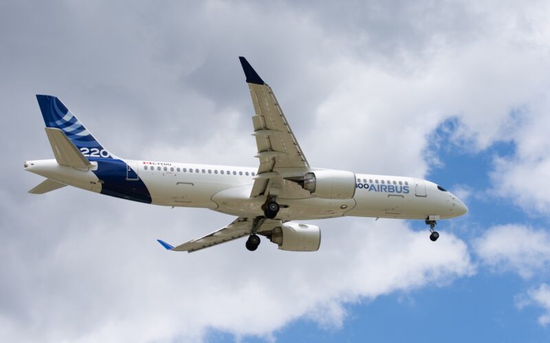 GE Aerospace's executive indicated interest in providing a second option for the stretched Airbus A220-500