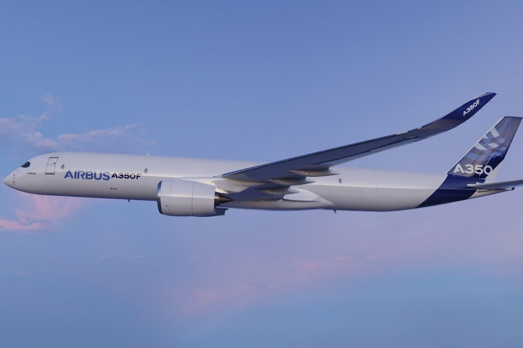 Airbus began manufacturing the first parts of the Airbus A350F