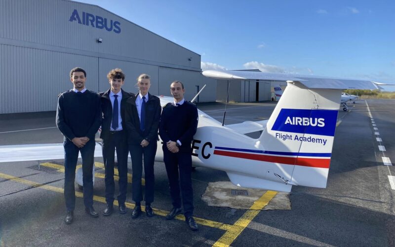 Airbus Flight Academy Europe Elixir aircraft